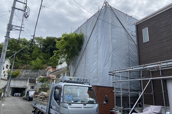 横浜市栄区公田町（架け後）