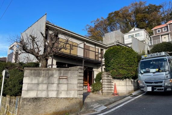 横浜市磯子区森が丘（架け後）