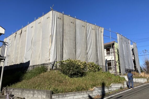 横浜市青葉区あざみ野（架け後）
