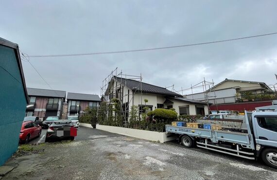 神奈川県内・横浜市で解体足場をしております。狭小地もお任せください！(株)副島架設です！