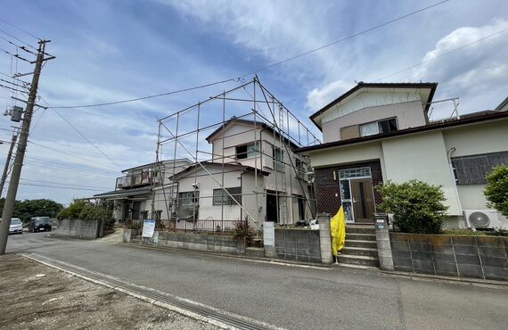 神奈川県内・横浜市で解体足場をしております。狭小地もお任せください！(株)副島架設です！