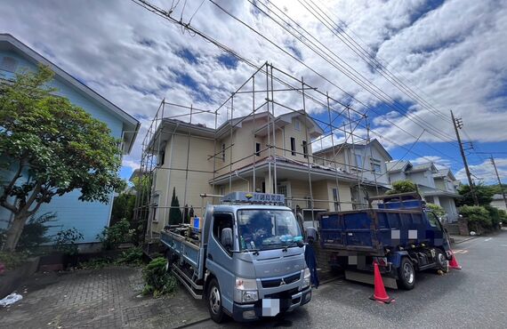 神奈川県・横浜市内で活動中！解体足場の(株)副島架設です